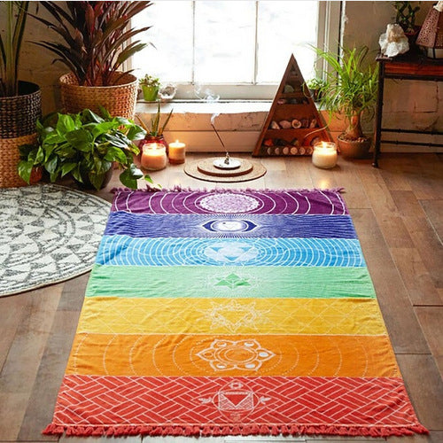 Chakra Symbol Wall Tapestry