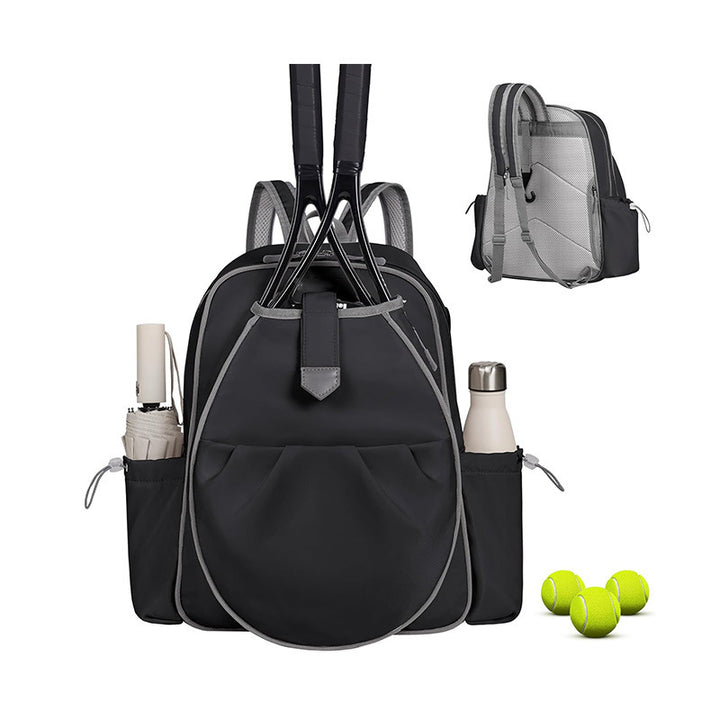 Sporty backpack for tennis with integrated shoe compartment and practical pockets Bowlift