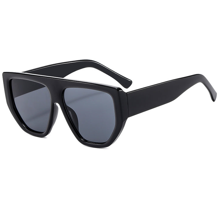 Women's Oversized Sunglasses with Stylish Geometric Frame Bowlift