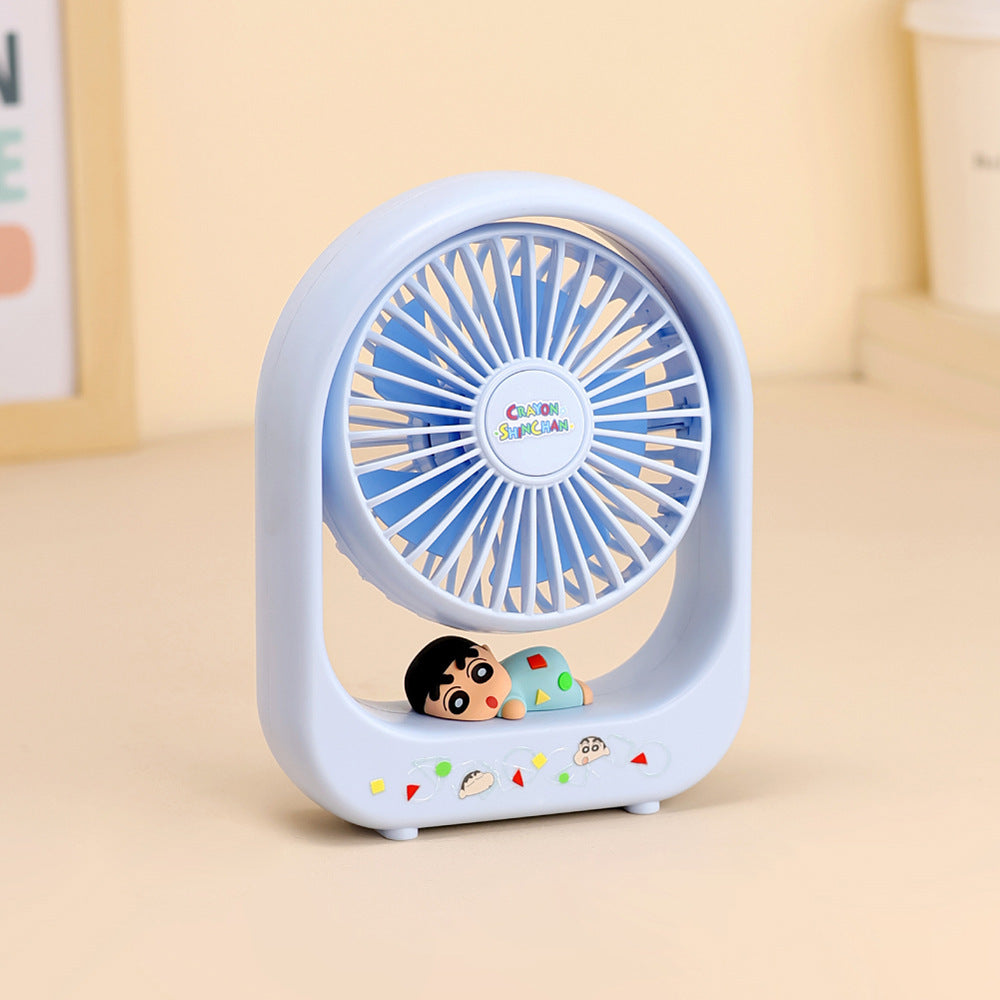 Cute Cartoon Character Mini Fan Bowlift