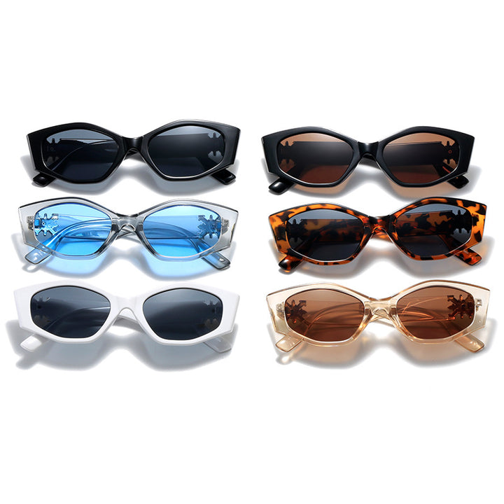 Women's geometric sunglasses with luxurious detail Bowlift