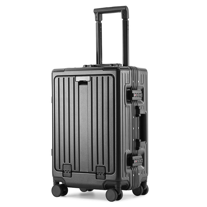 Unisex Impact-Resistant Hard Shell Carry-On Suitcase Bowlift