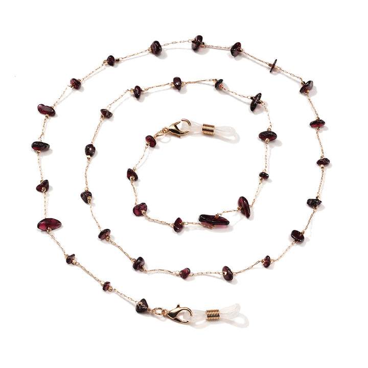 Multi-Color Stone Chain Necklace Bowlift