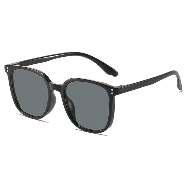 Vintage-Inspired Transparent Frame Sunglasses Bowlift