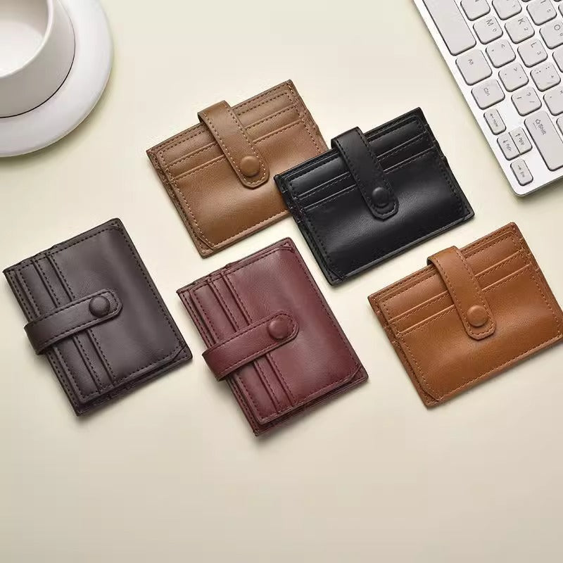 Minimalist Leather Card Holder Bowlift