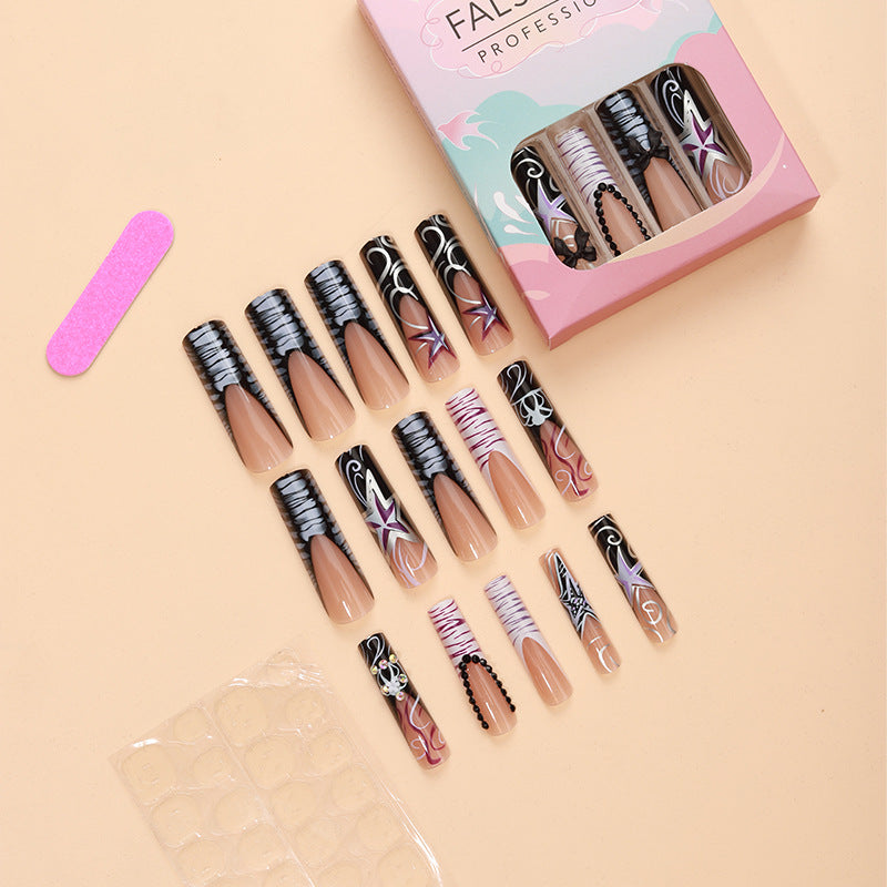 Artistic Themed Nail Tip Set Bowlift