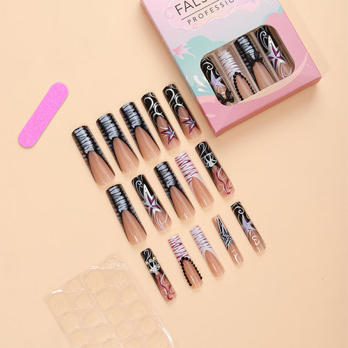 Artistic Themed Nail Tip Set Bowlift