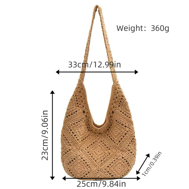 Hand-knotted shoulder bag Bowlift