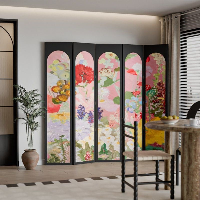 Artistic Floral Room Divider Bowlift