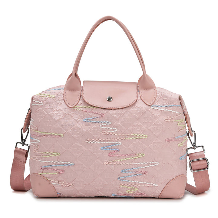 Fashionable Travel Bag With Multifunctional Storage Compartments Bowlift