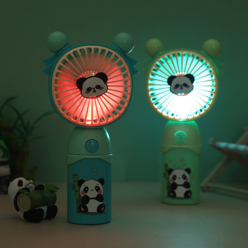 Ladies portable mini fan with cute panda design Bowlift