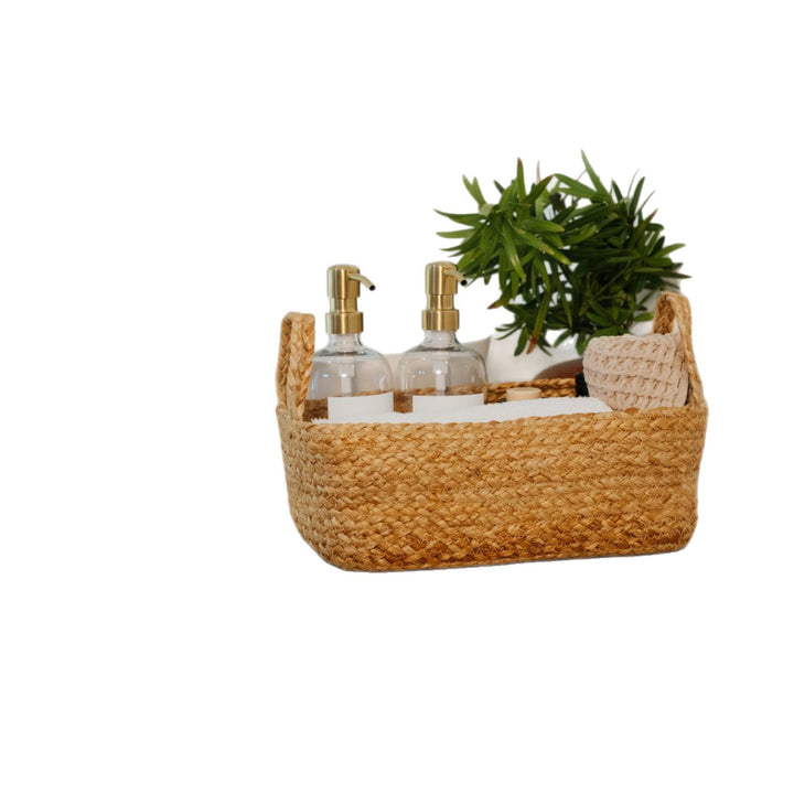 Decorative Woven Storage Basket Bowlift