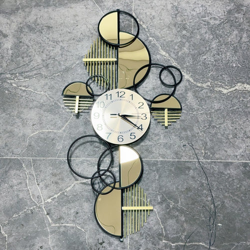 Modern Geometric Wall Clock Bowlift
