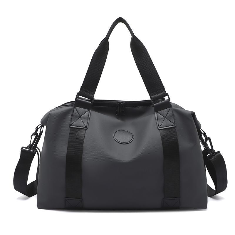 Sporty Travel Bag With Reinforced Interior And Removable Shoulder Strap Bowlift
