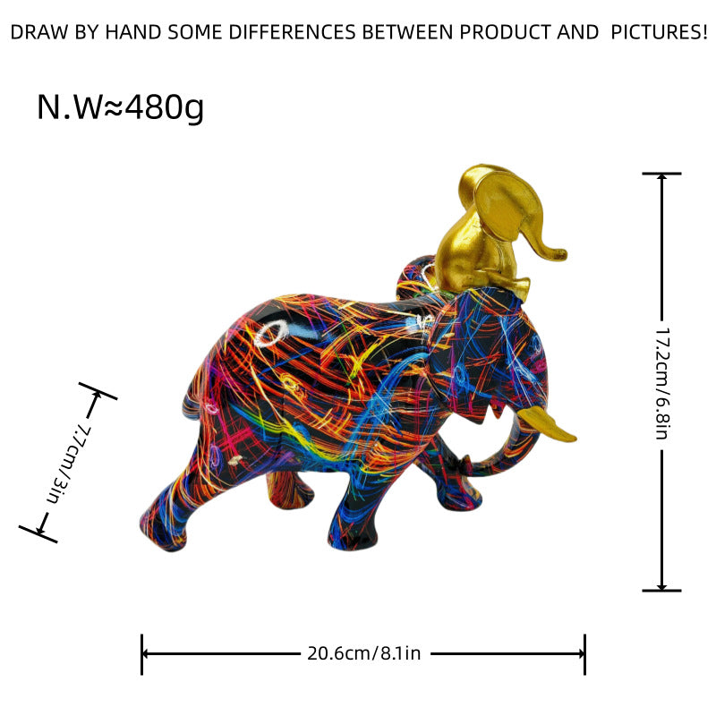 Decorative Elephant Figurine Bowlift