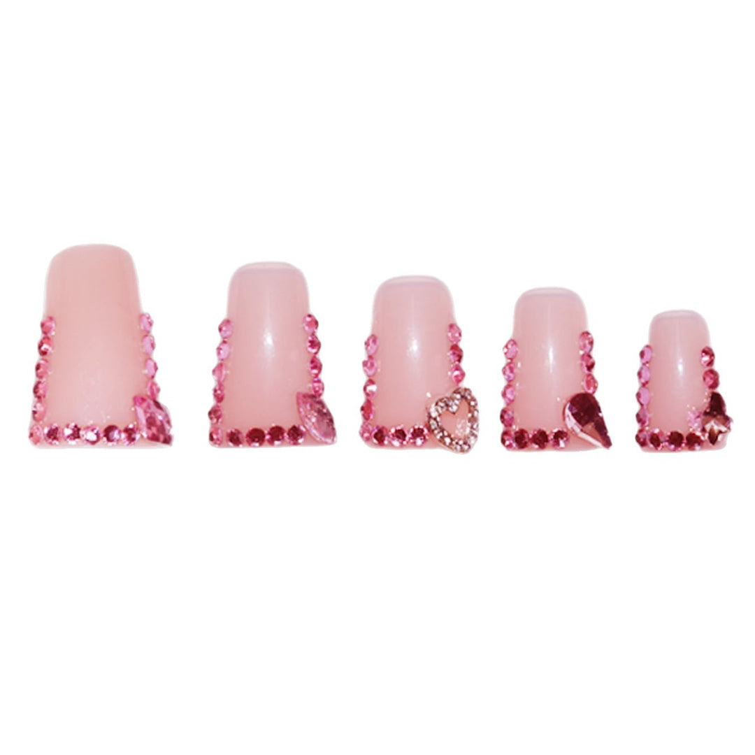 Glittering Gemstone Nail Art Bowlift