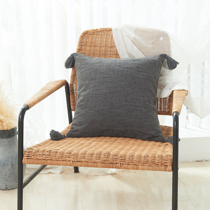 Decorative Tassel Throw Pillow