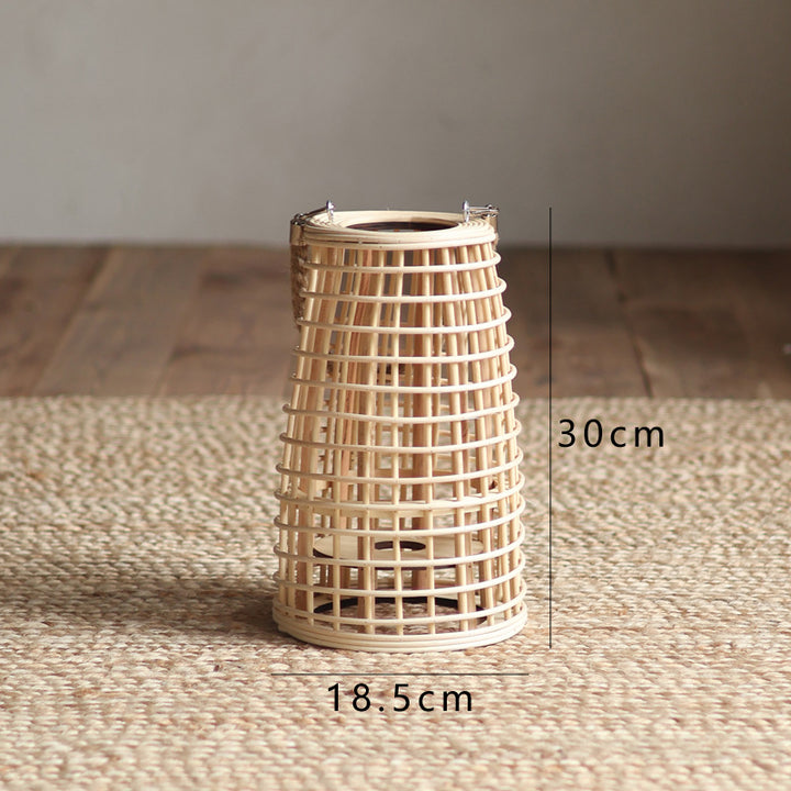 High-quality basket lamp in natural design Bowlift