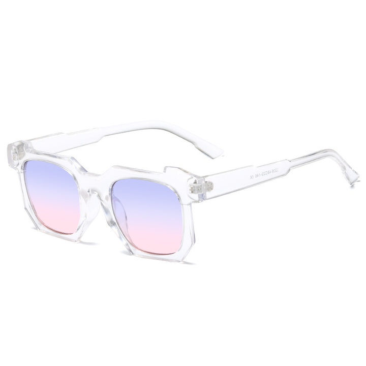 Ladies geometric sunglasses with striking, high-quality plastic frame Bowlift