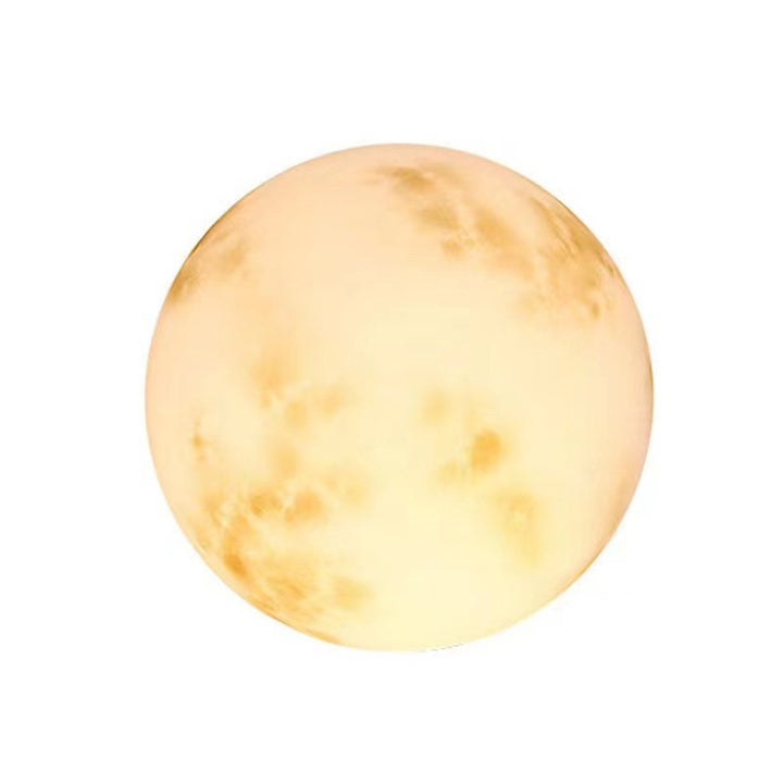 Outdoor moon sphere garden lamp solar powered rechargeable waterproof decorative orb light Bowlift