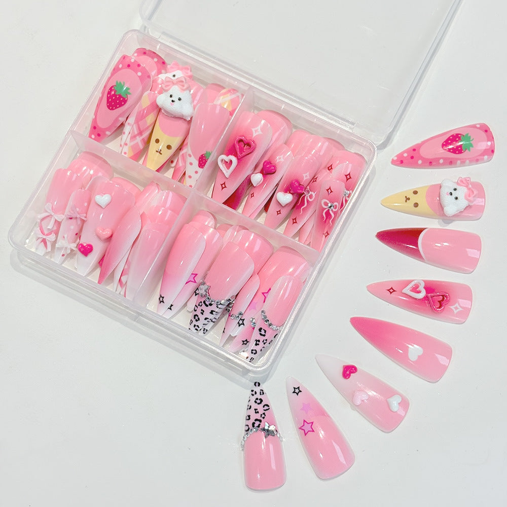 Decorative Press-On Nail Collection Bowlift