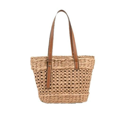 Handwoven Beach Bag in Modern Design Bowlift