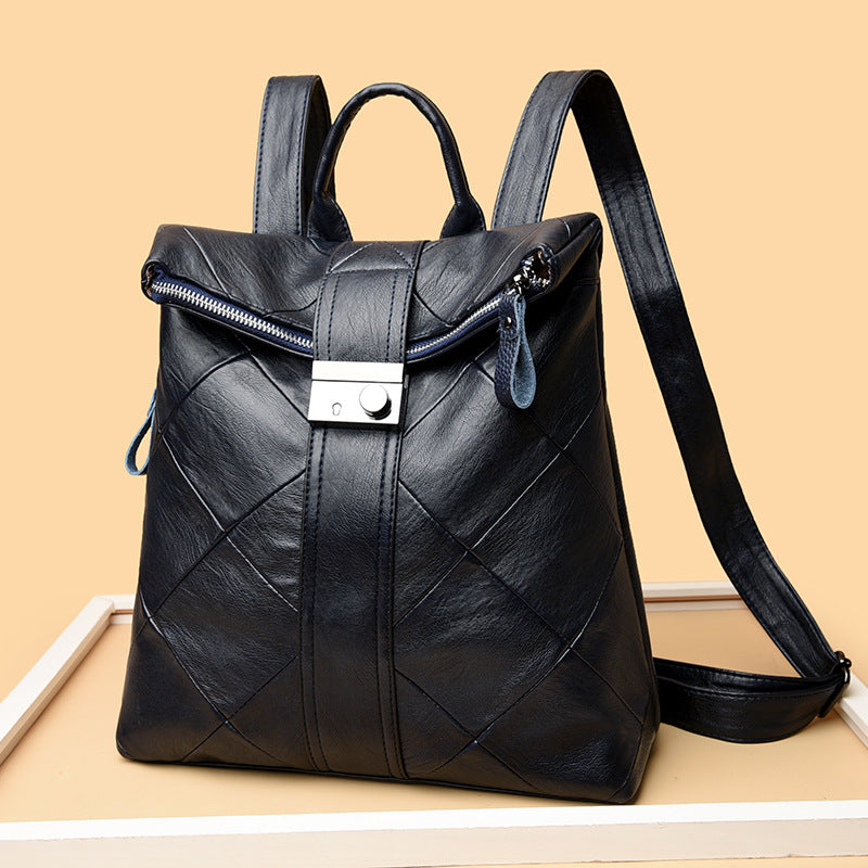 Chic Textured Backpack Bowlift