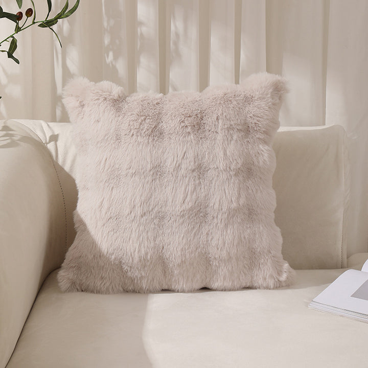 Plush Textured Decorative Pillow