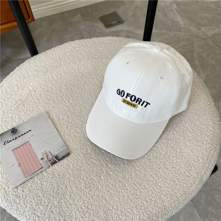 Women's Casual Cotton Adjustable Baseball Cap Bowlift