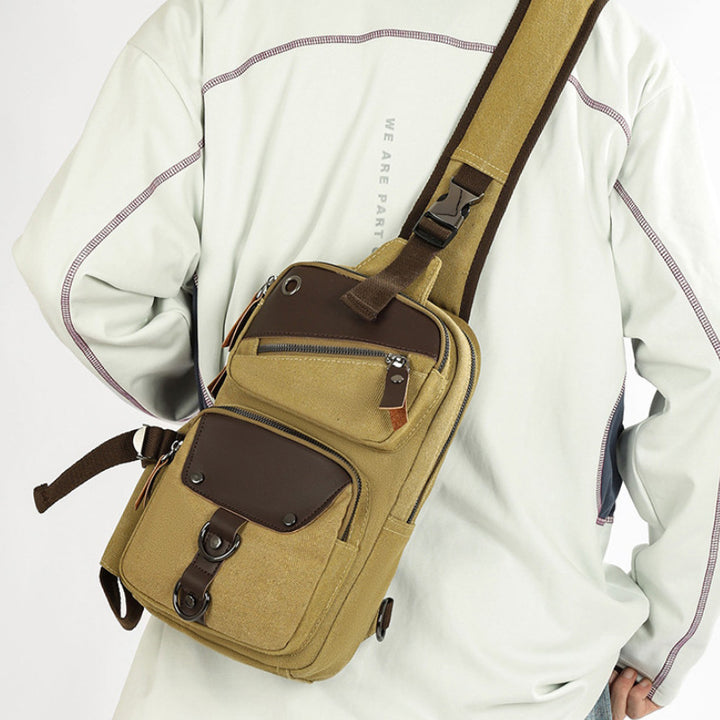 Casual Multi-Pocket Sling Bag Bowlift