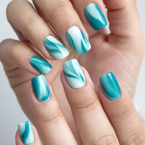 Stylish Marble Nail Art Bowlift