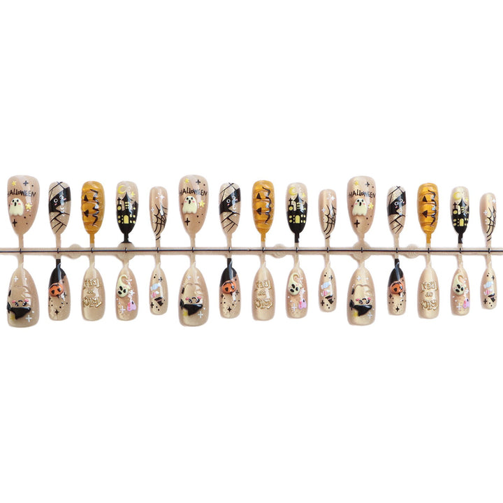 Halloween-Themed Press-On Nail Set Bowlift