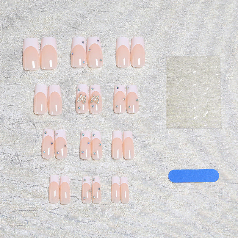 Artful Nail Set with Butterfly Decoration Bowlift