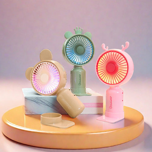 Portable Mini USB Fan with Cute Antennas Bowlift