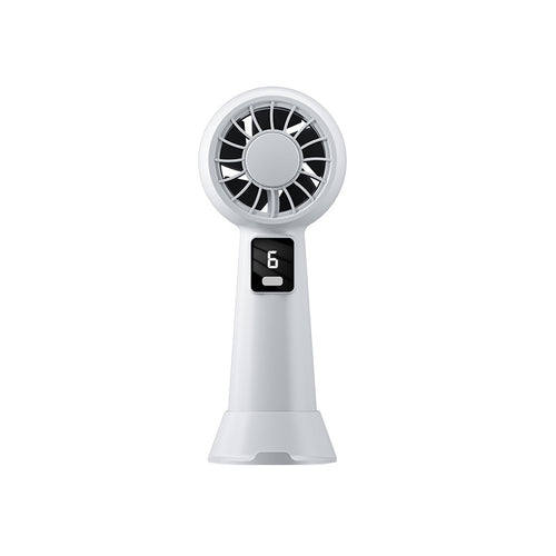 Unisex Portable Digital Display Handheld Fan Bowlift