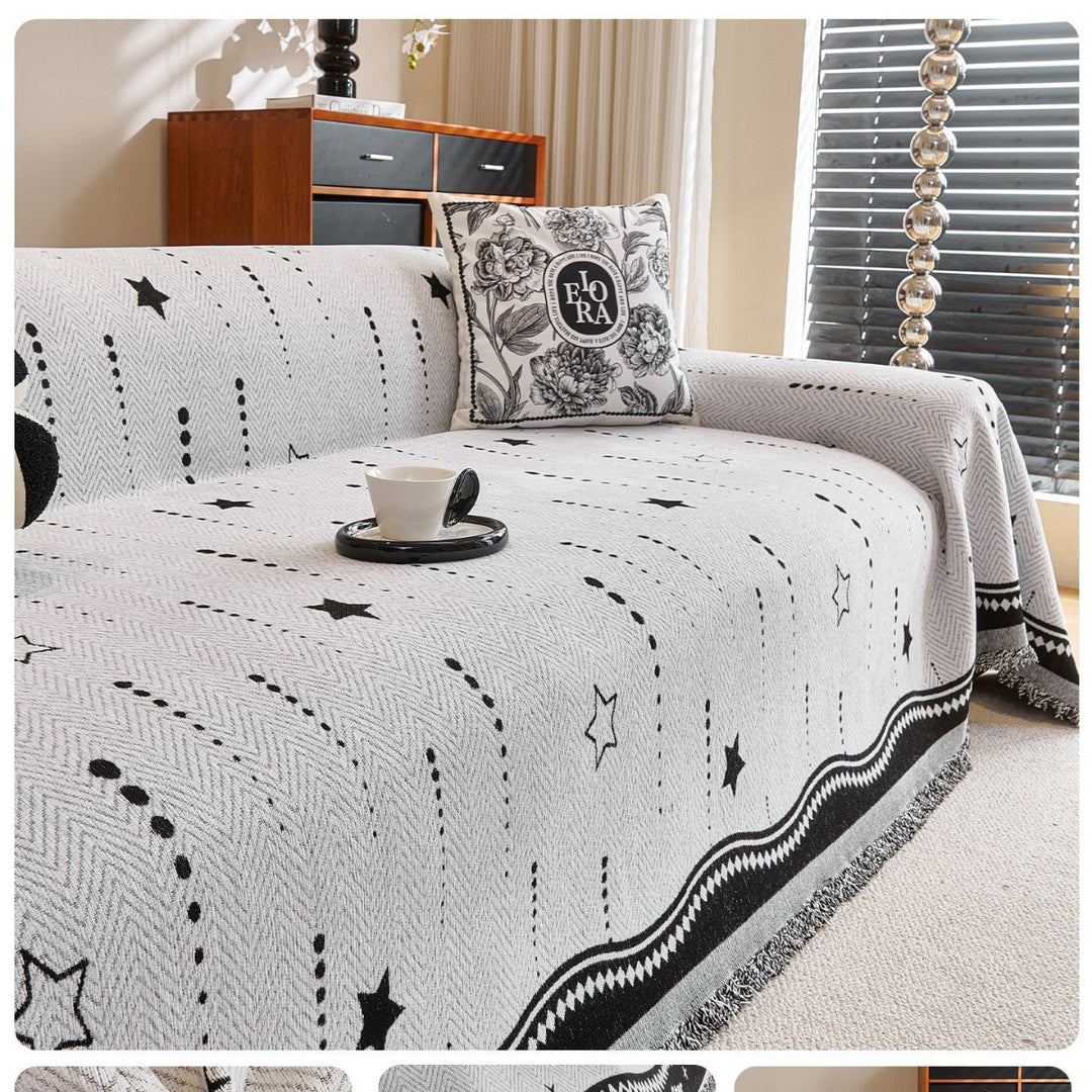 Decorative Knitted Throw Blanket