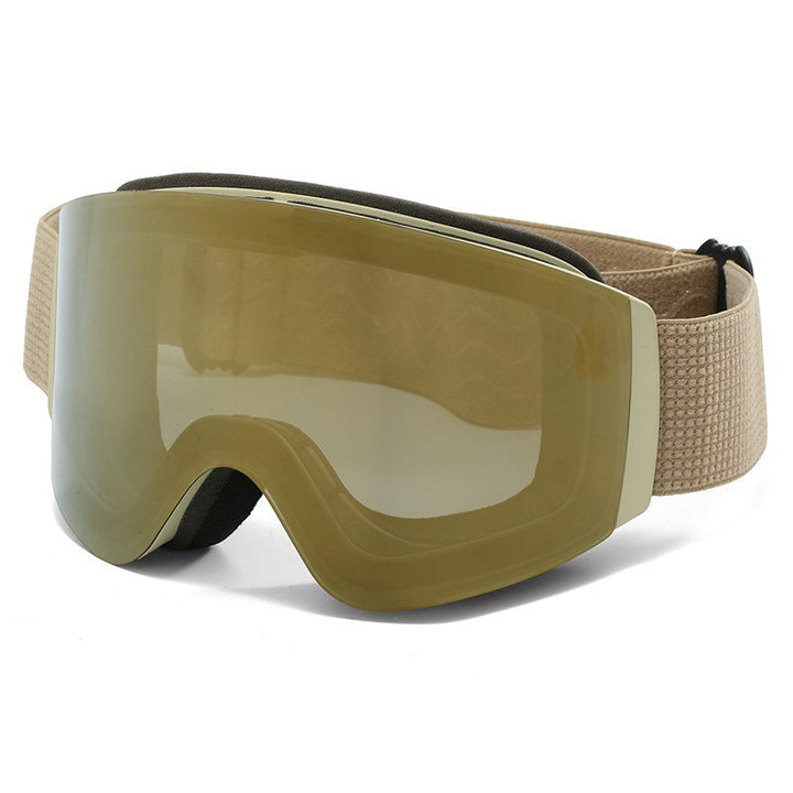 Ladies ski goggles with side glare protection and antifog coating Bowlift