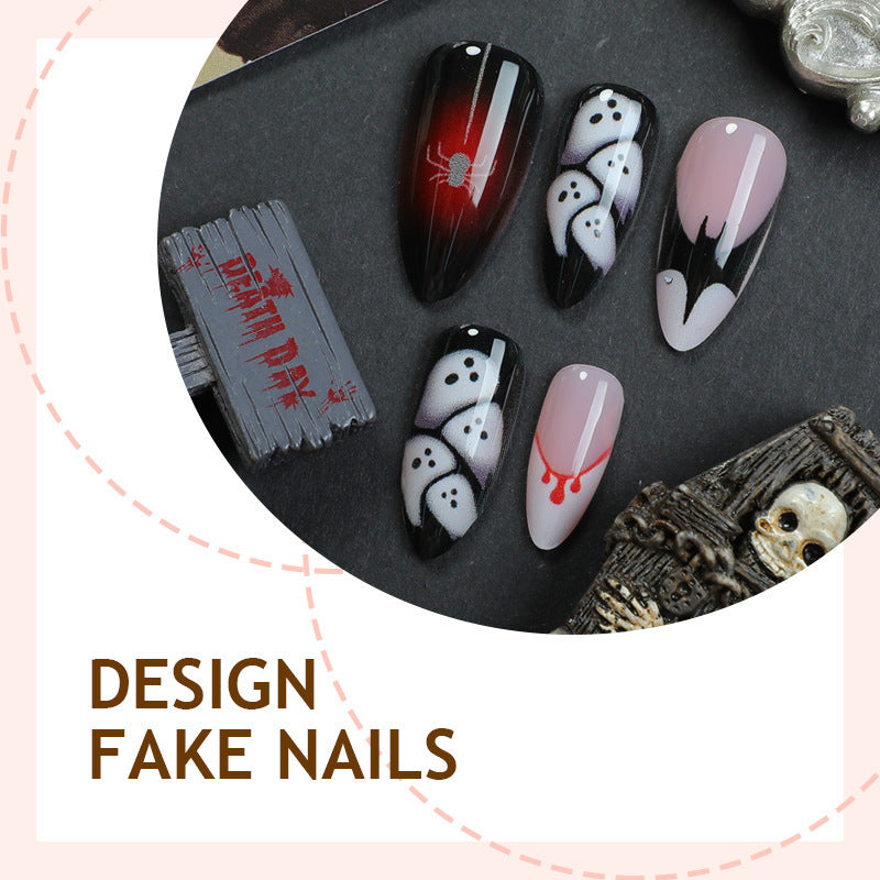 Creative Halloween Art Nail Set Bowlift