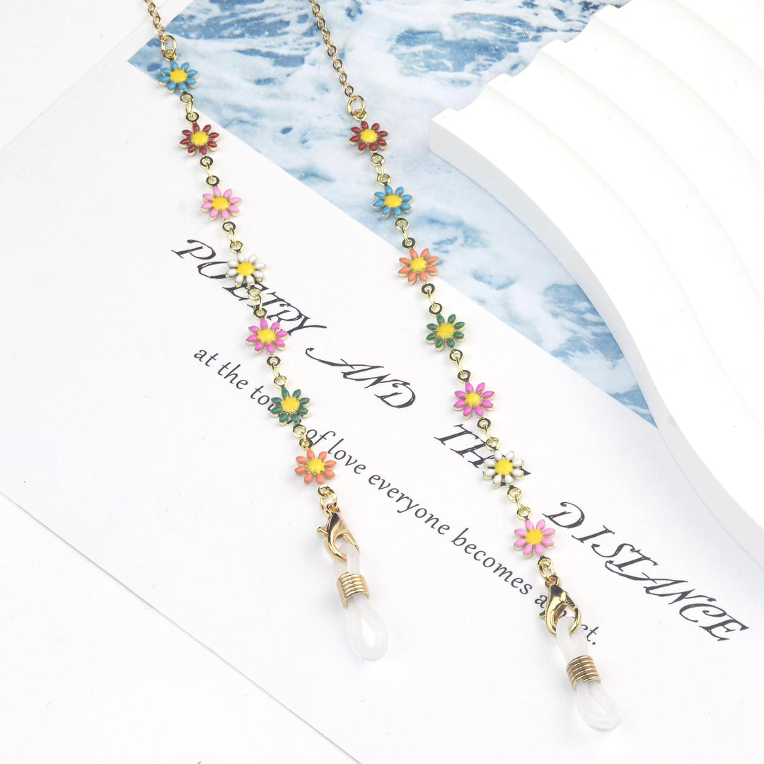 Floral Design Eyewear Chain Bowlift
