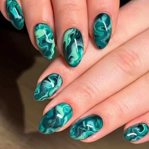 Elegant Swirl Pattern Nail Art Bowlift
