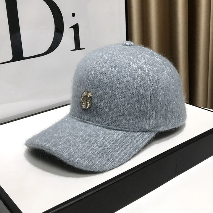 Women's Elegant Textured Fleece Baseball Cap Bowlift