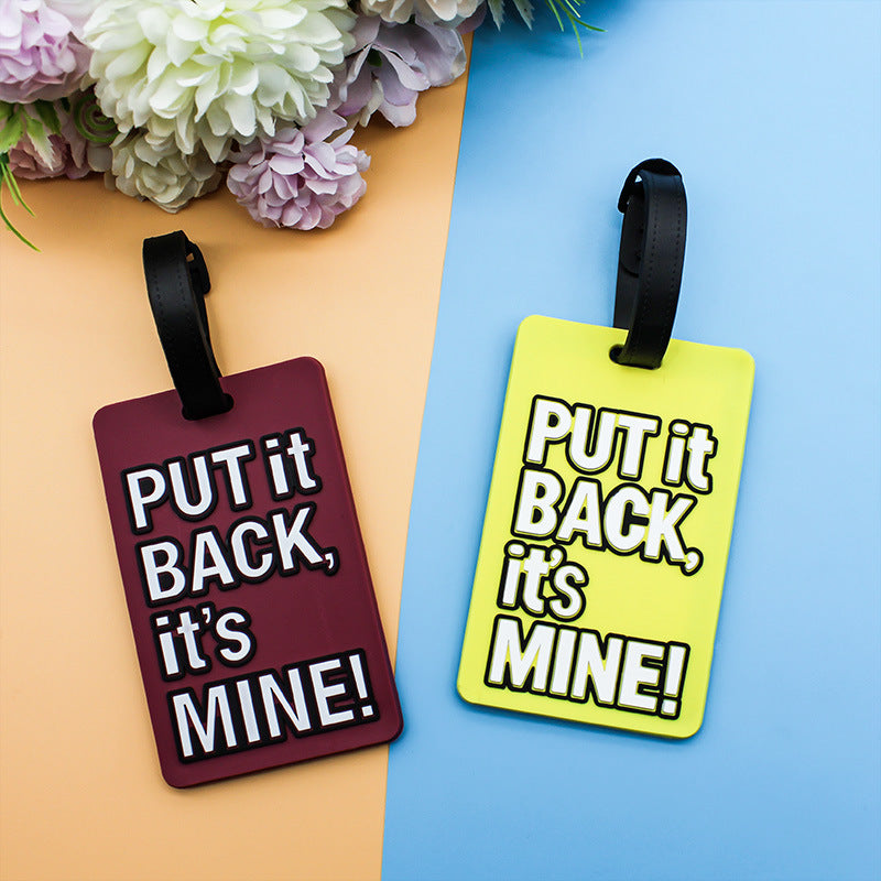 Unisex Fun Travel Identification Luggage Tag Bowlift