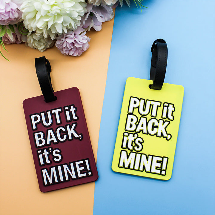 Unisex Fun Travel Identification Luggage Tag Bowlift
