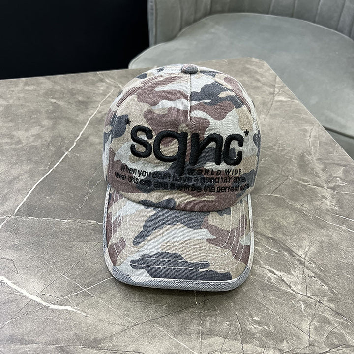 Unisex Camouflage Embroidered Baseball Hat Bowlift