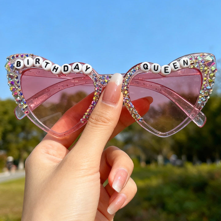 Decorative Cat-Eye Sunglasses Bowlift