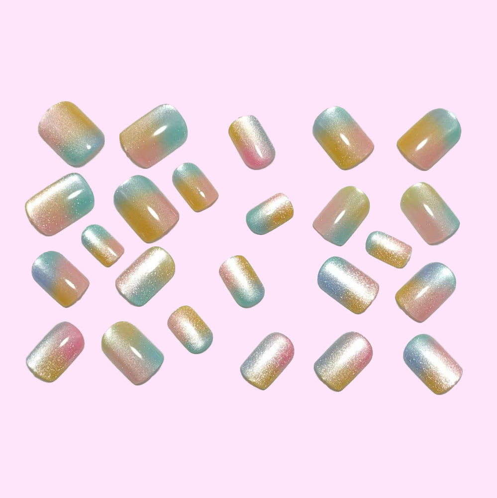 Ombre Artificial Nails Bowlift