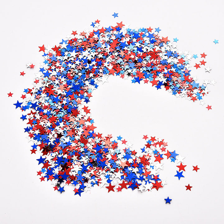 Unisex nan decorative star confetti made of high-quality metallic foil in mixed shapes and sizes Bowlift