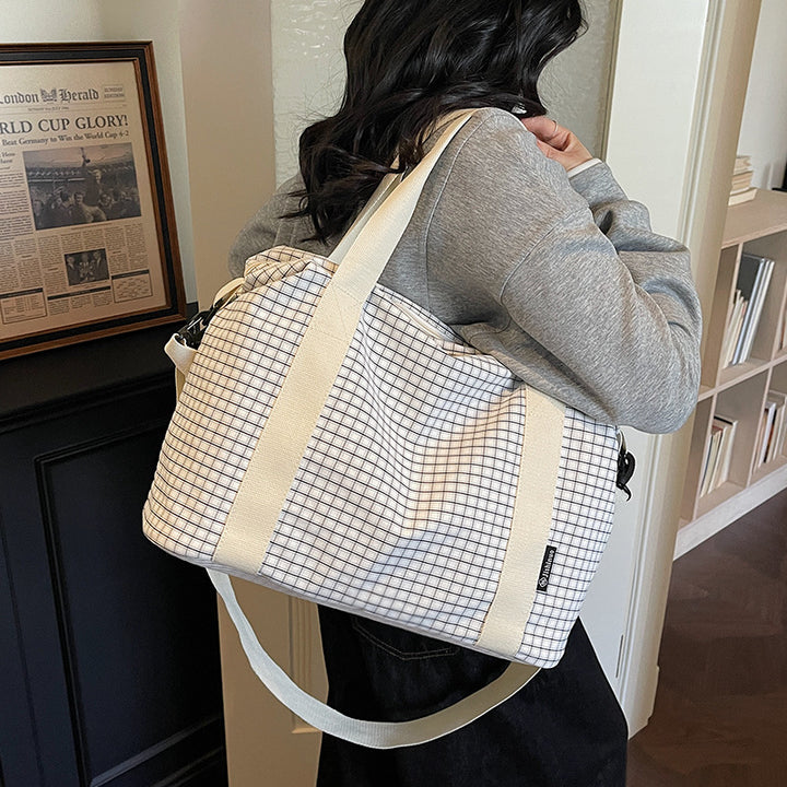 Checkered Travel Duffle