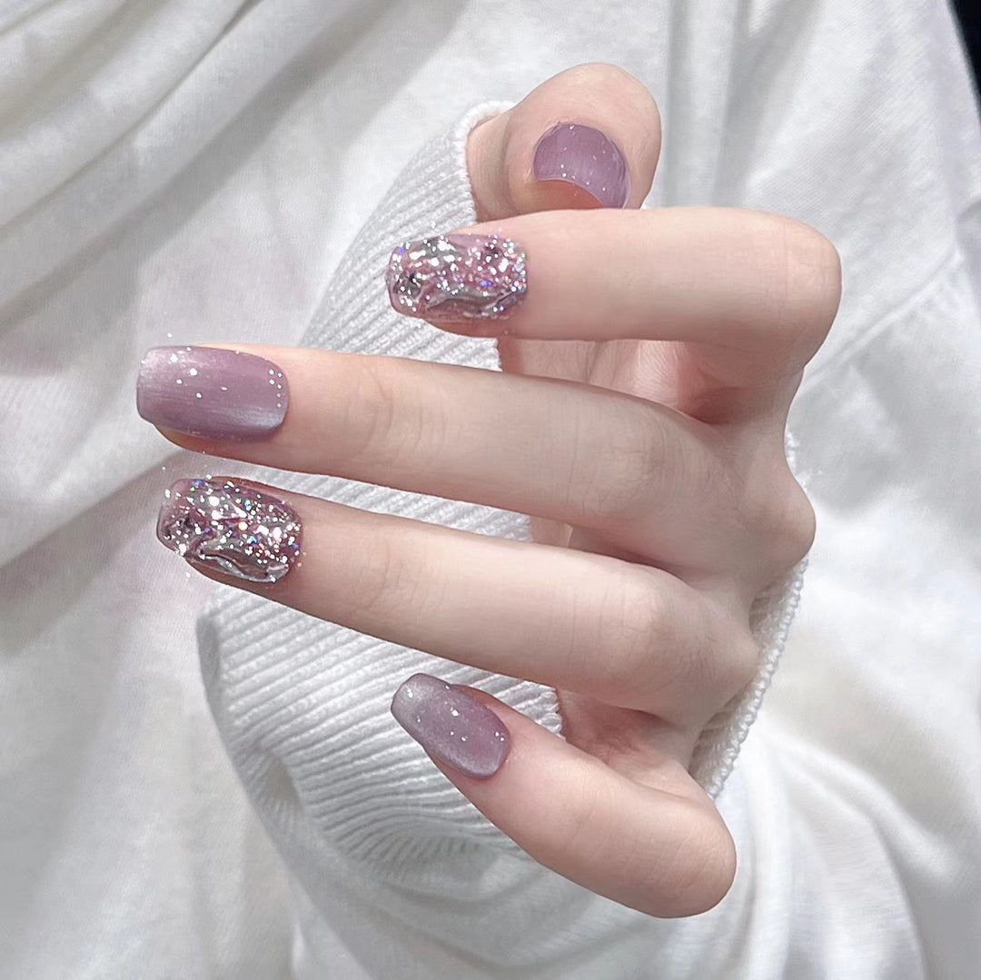 Decorative Press-On Nail Design Set Bowlift