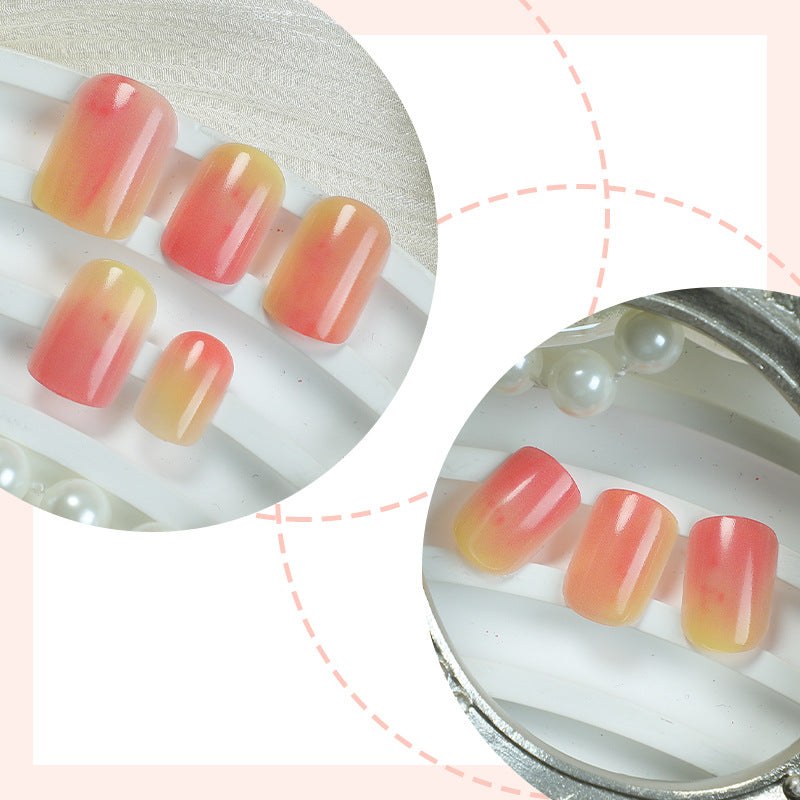 Ombre Acrylic Press-On Nail Art Set Bowlift